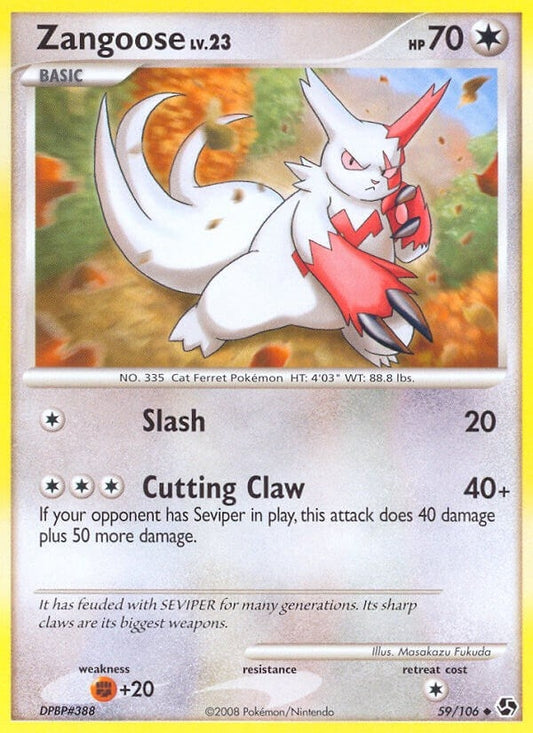 Image for Zangoose (59/106) - Pokemon