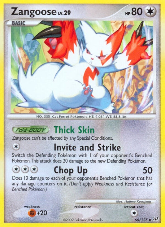 Image for Zangoose (66/127) - Pokemon