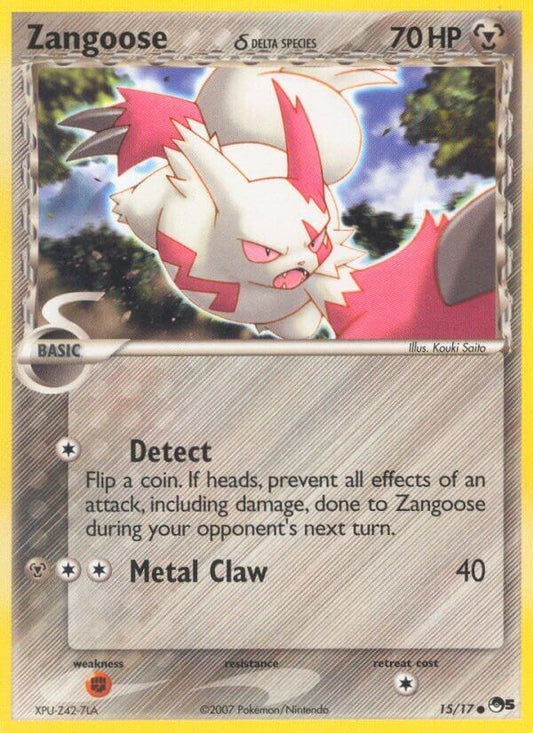 Image for Zangoose (Delta Species) (015/017) - Pokemon