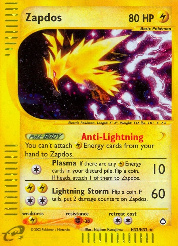 Image for Zapdos (H32) (H32/H32) - Pokemon