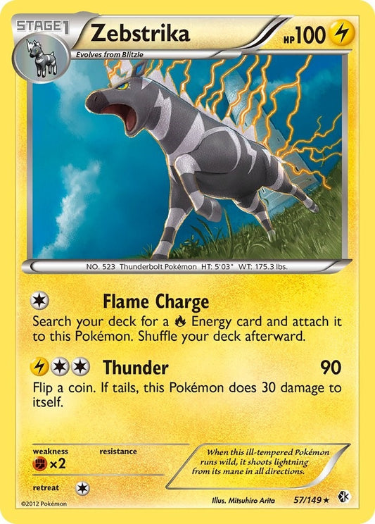Image for Zebstrika (57/149) - Pokemon