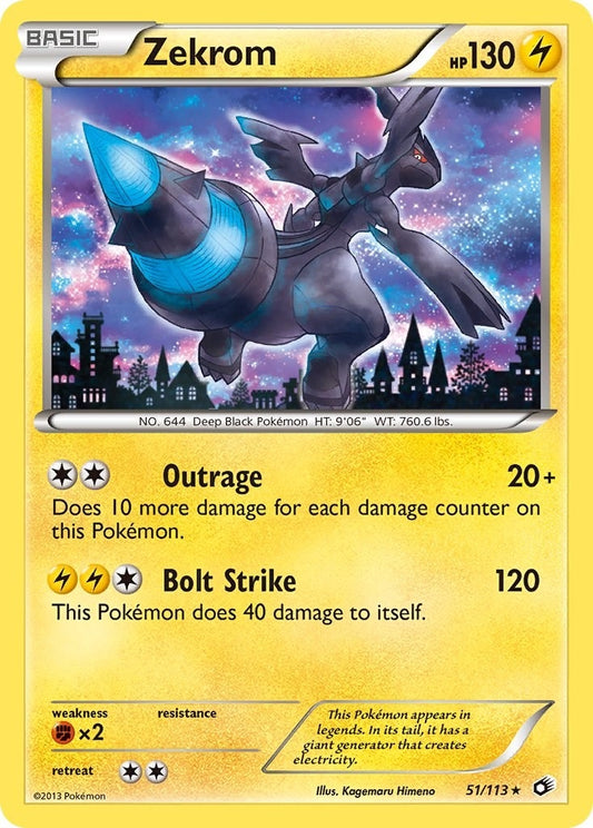 Image for Zekrom (51/113) - Pokemon