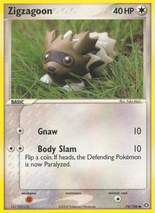 Image for Zigzagoon (74/106) - Pokemon
