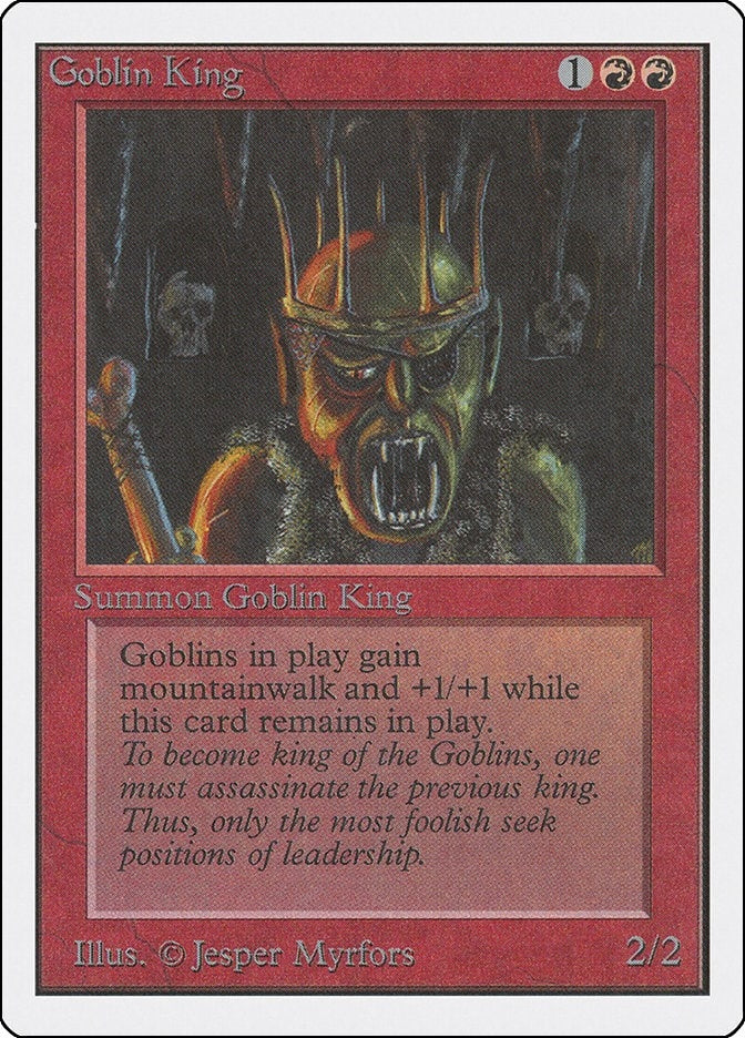 Image for Goblin King - Magic: The Gathering