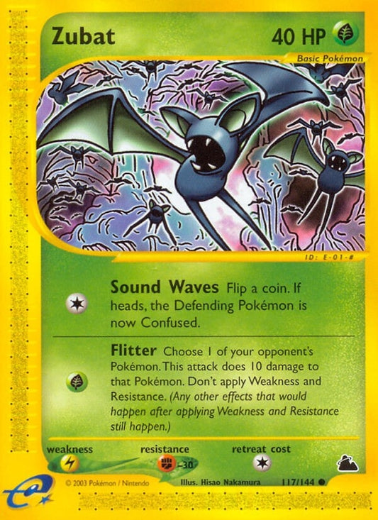 Image for Zubat (117) (117/144) - Pokemon