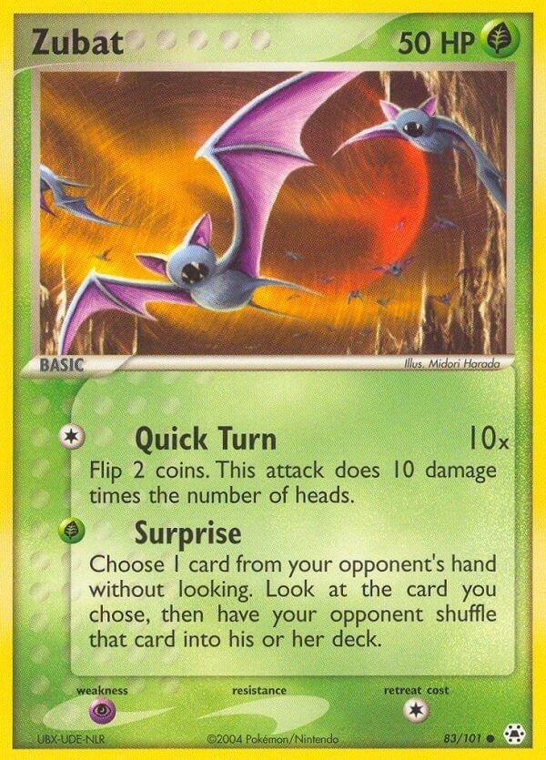 Image for Zubat (83/101) - Pokemon