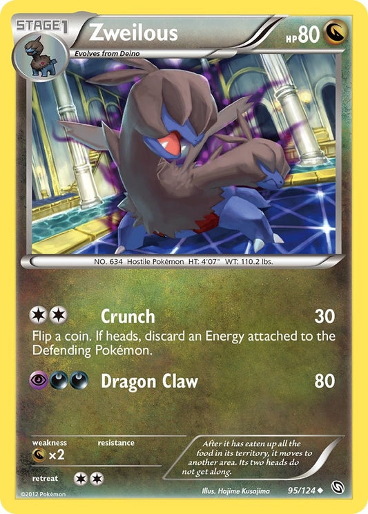 Image for Zweilous (95) (95/124) - Pokemon