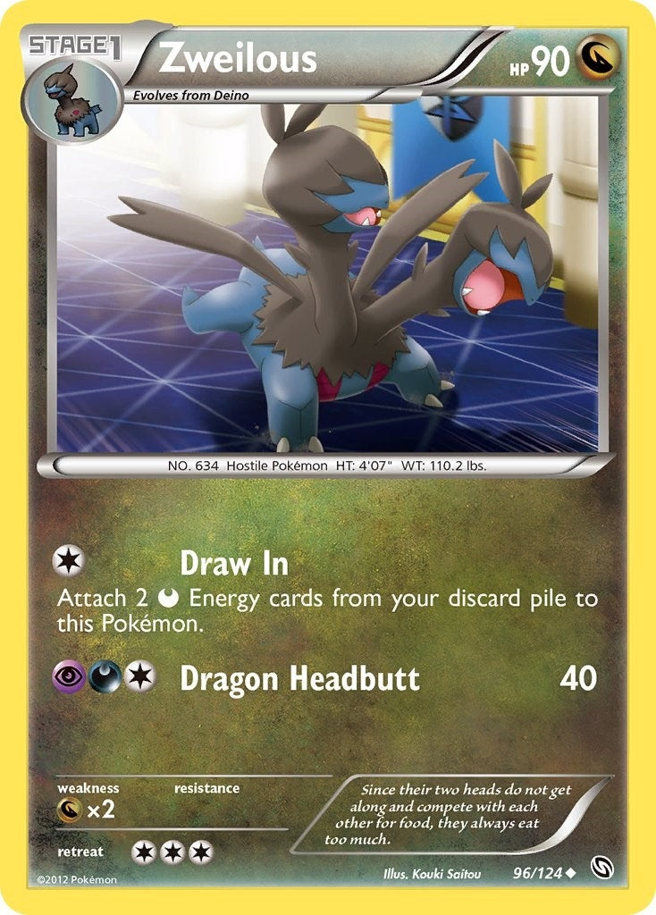 Image for Zweilous (96) (96/124) - Pokemon
