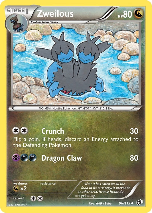 Image for Zweilous (98/113) - Pokemon