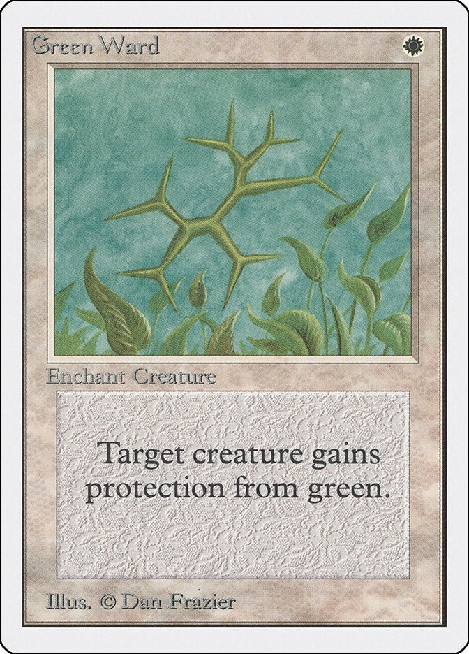 Image for Green Ward - Magic: The Gathering
