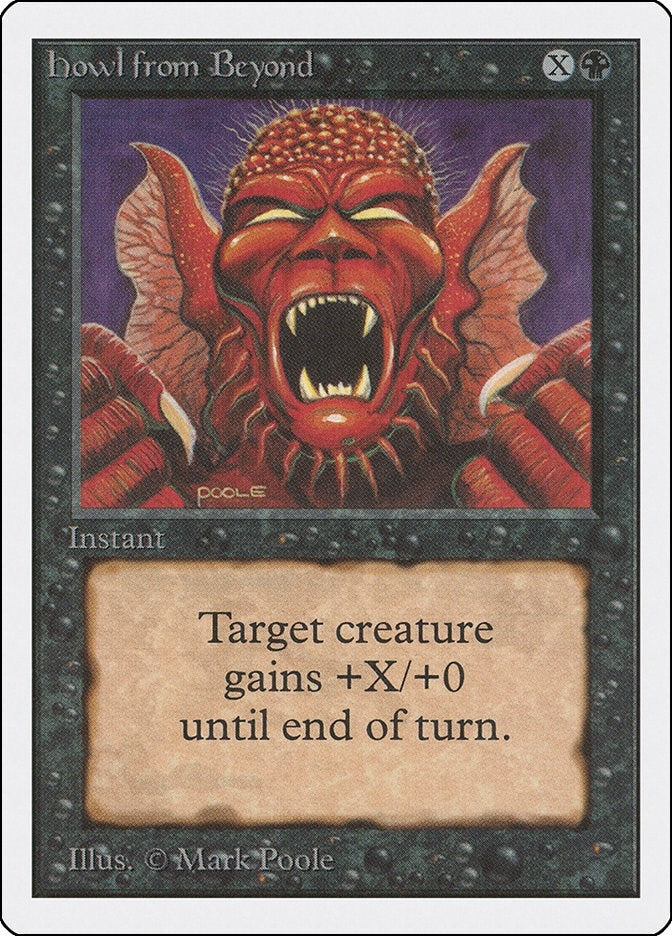Image for Howl from Beyond - Magic: The Gathering