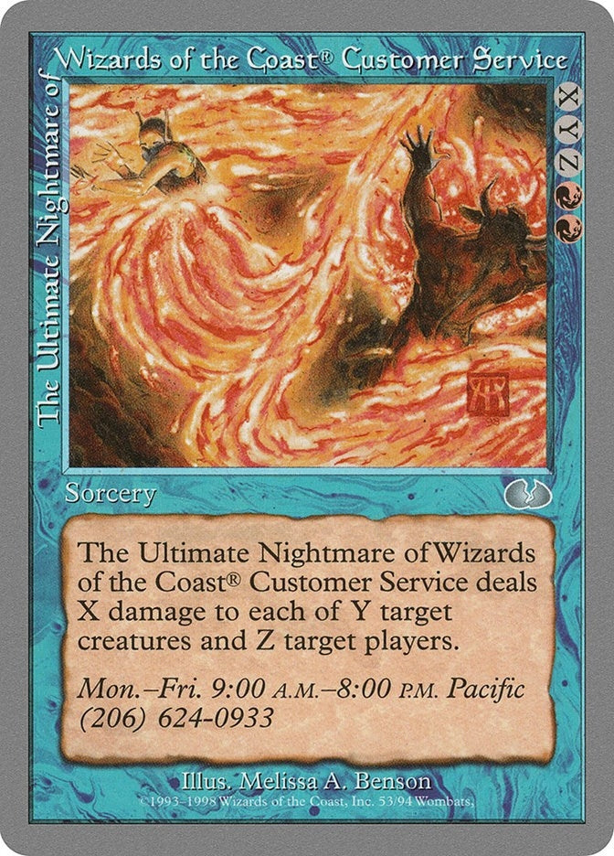 Image for The Ultimate Nightmare of Wizards of the Coast Customer Service (53) - Magic: The Gathering