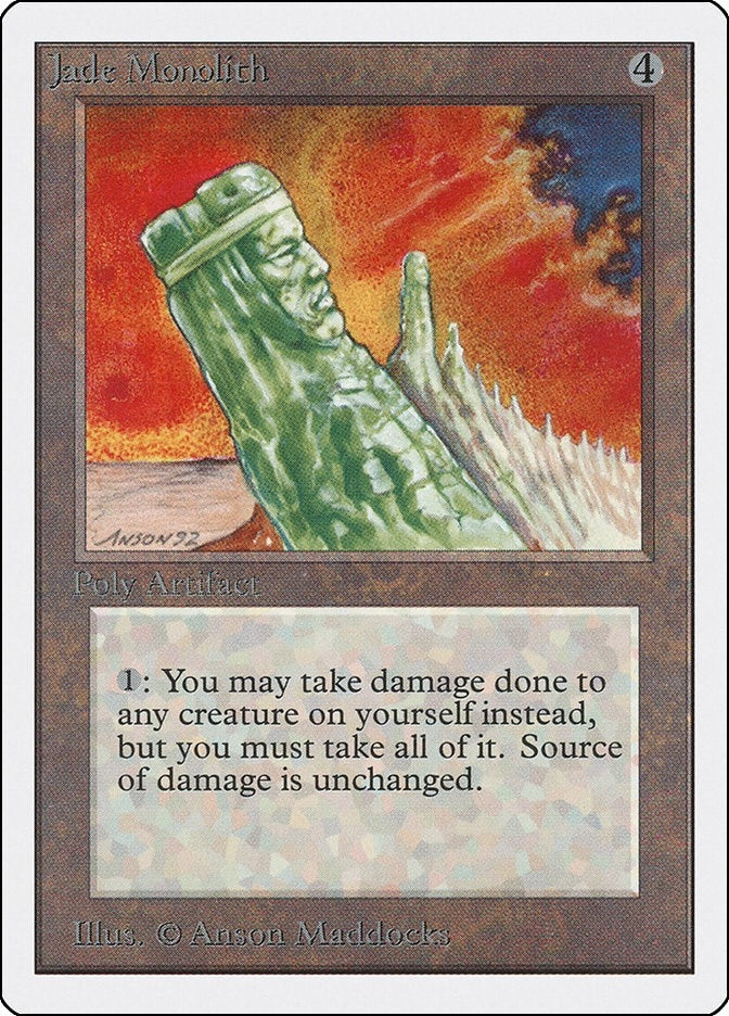 Image for Jade Monolith - Magic: The Gathering