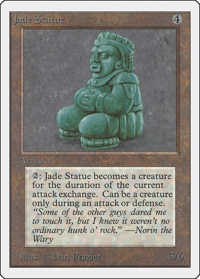 Image for Jade Statue - Magic: The Gathering