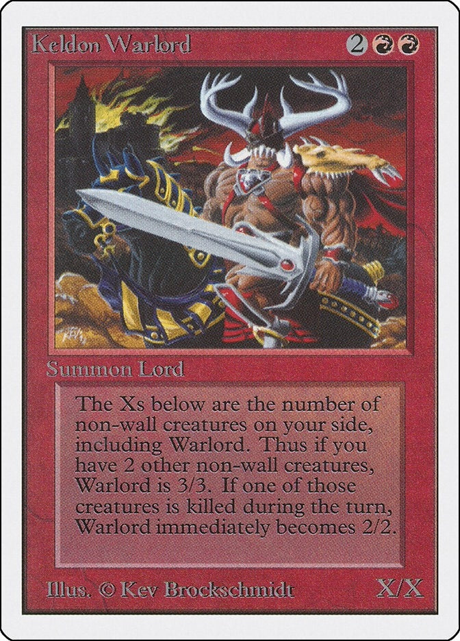 Image for Keldon Warlord - Magic: The Gathering