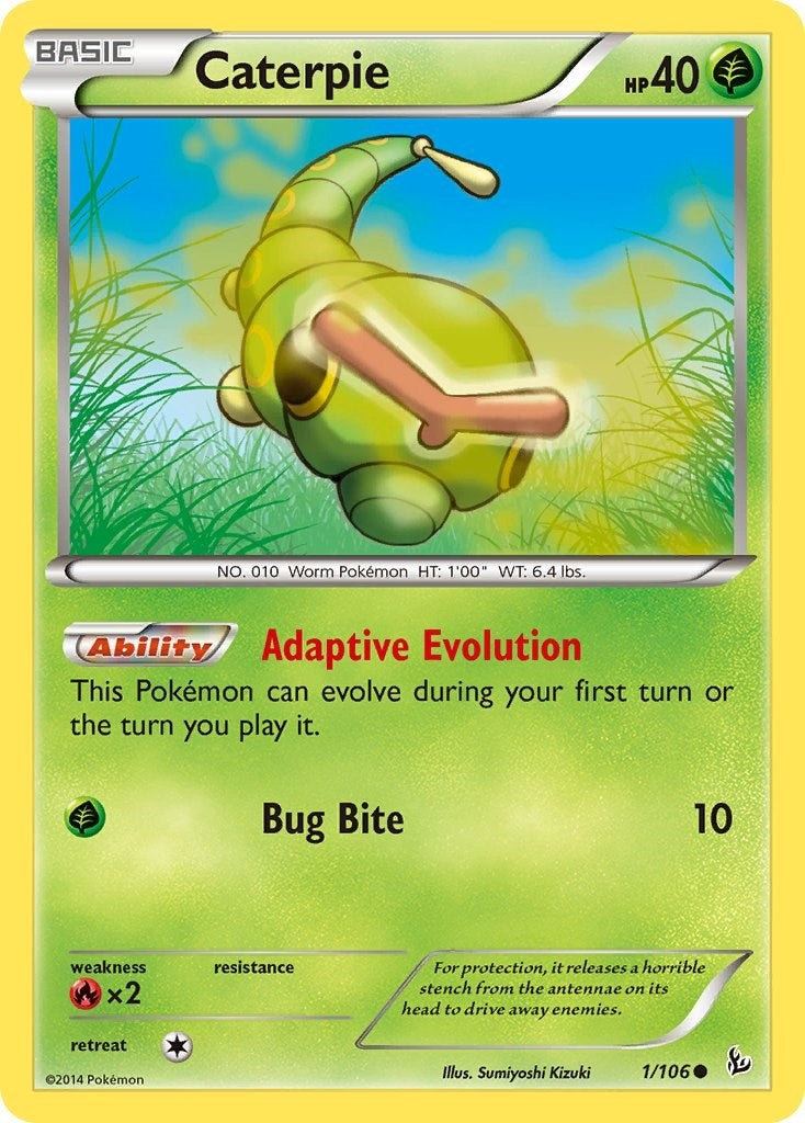 Image for Caterpie (1/106) - Pokemon