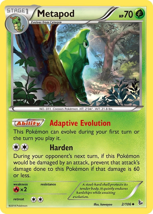 Image for Metapod (2/106) - Pokemon