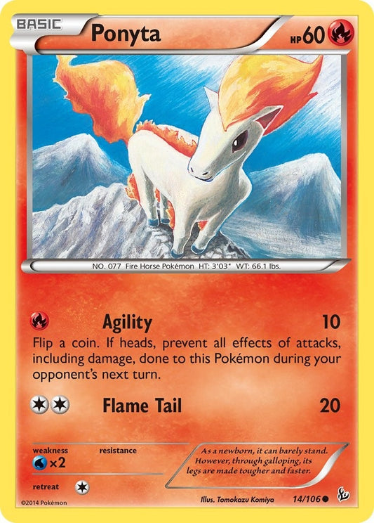 Image for Ponyta (14/106) - Pokemon