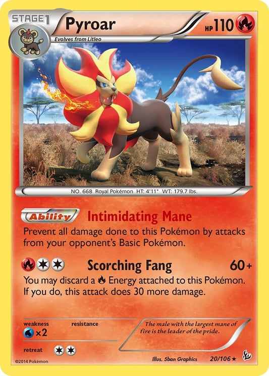 Image for Pyroar (20/106) - Pokemon