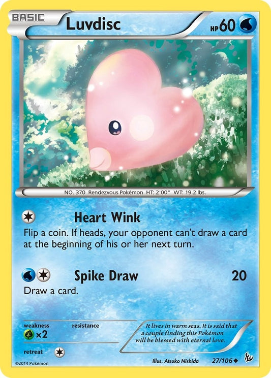 Image for Luvdisc (27/106) - Pokemon