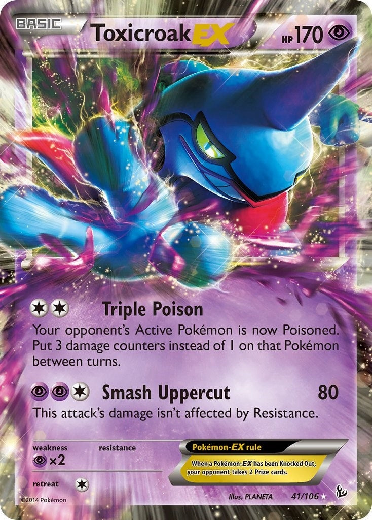 Image for Toxicroak EX (41/106) - Pokemon