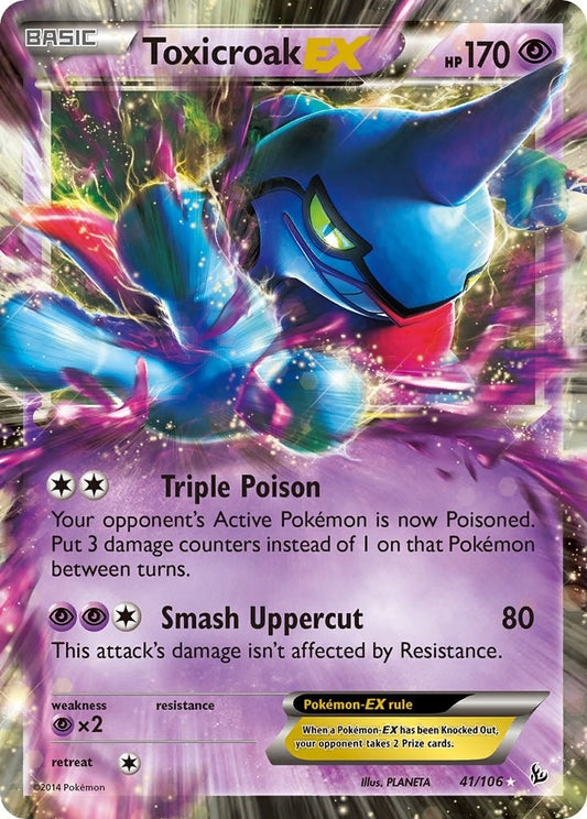 Image for Toxicroak EX (41/106) - Pokemon