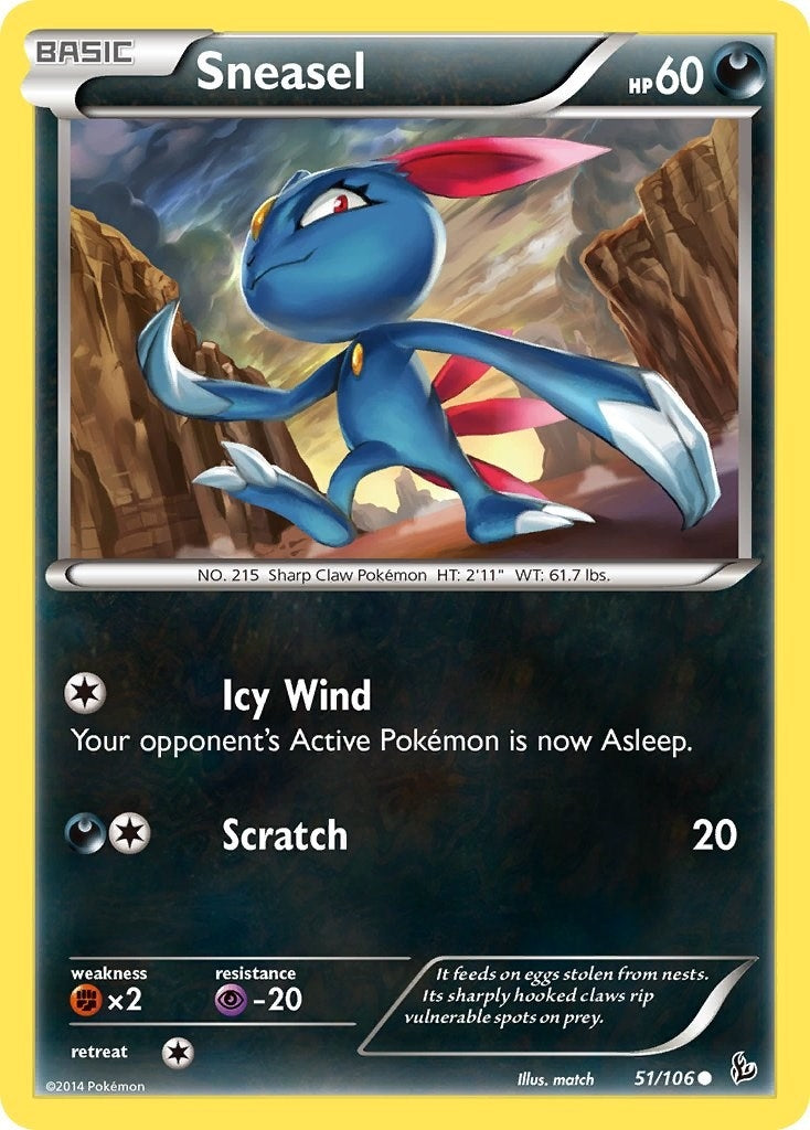 Image for Sneasel (51) (51/106) - Pokemon