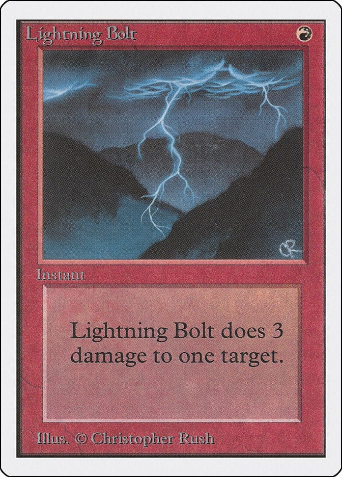 Image for Lightning Bolt - Magic: The Gathering