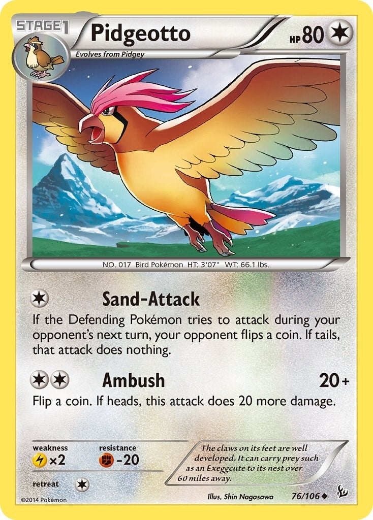 Image for Pidgeotto (76/106) - Pokemon