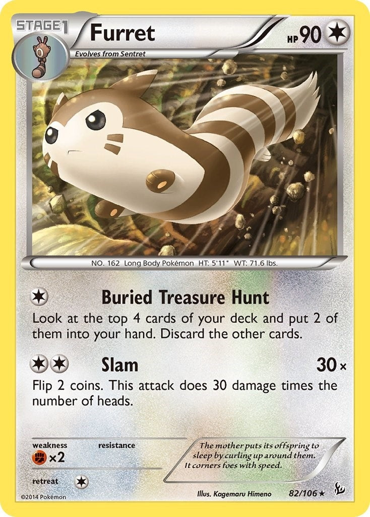 Image for Furret (82/106) - Pokemon