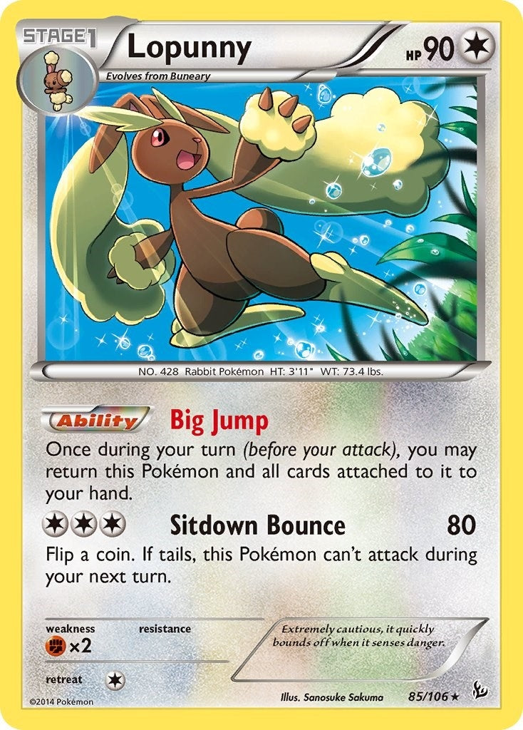 Image for Lopunny (85/106) - Pokemon