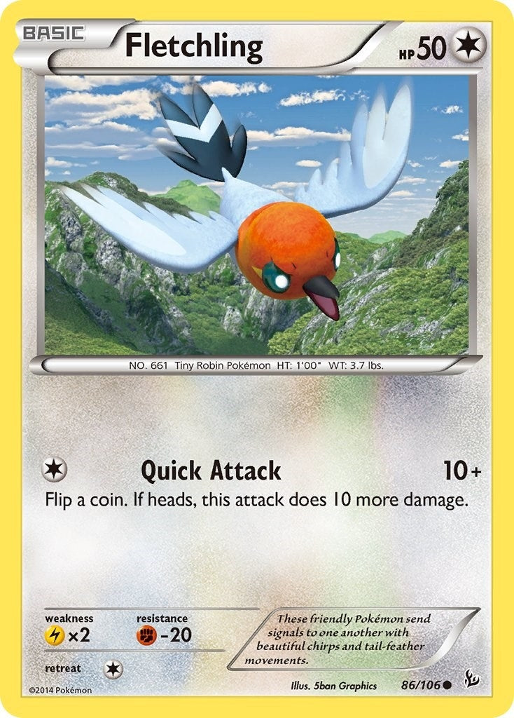 Image for Fletchling (86/106) - Pokemon