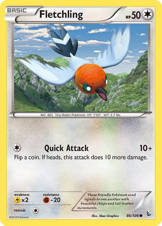 Image for Fletchling (86/106) - Pokemon
