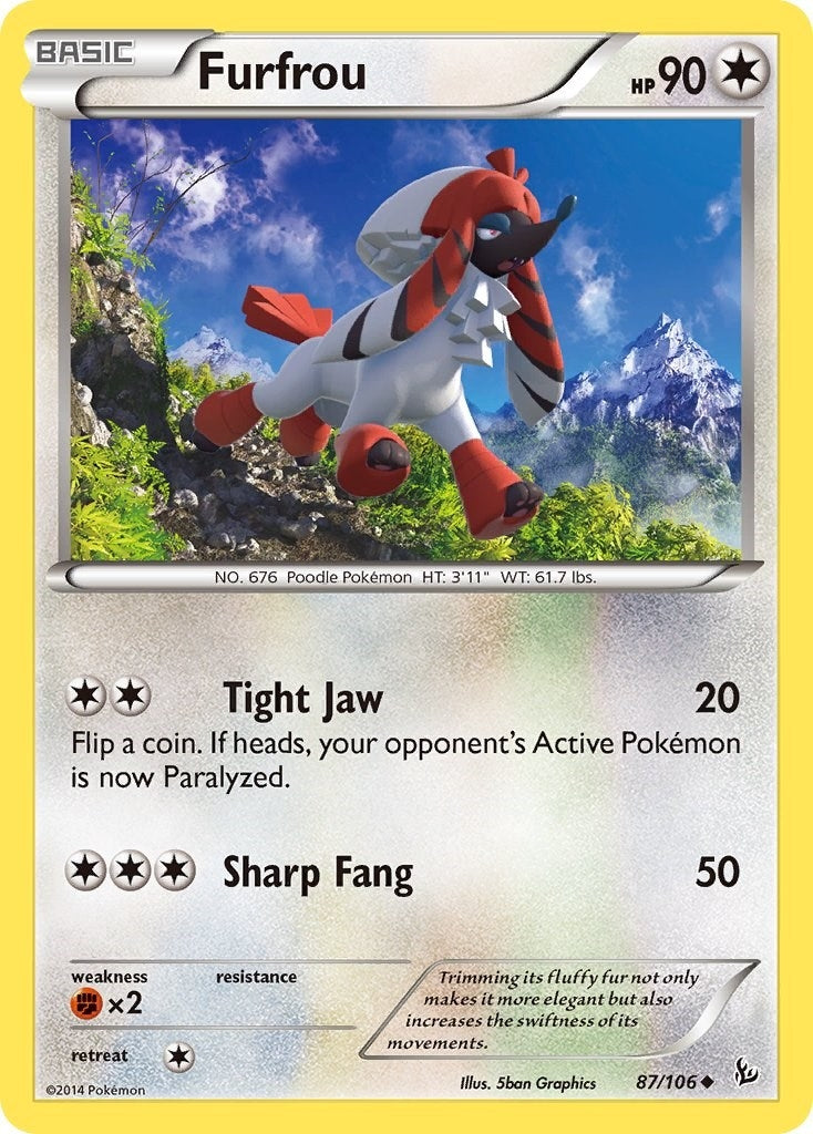 Image for Furfrou (87/106) - Pokemon