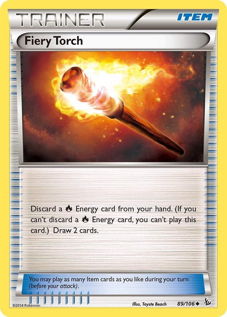 Image for Fiery Torch (89/106) - Pokemon