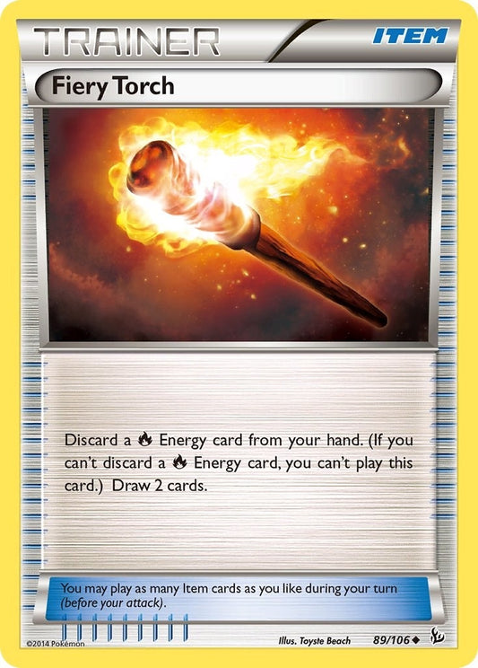 Image for Fiery Torch (89/106) - Pokemon