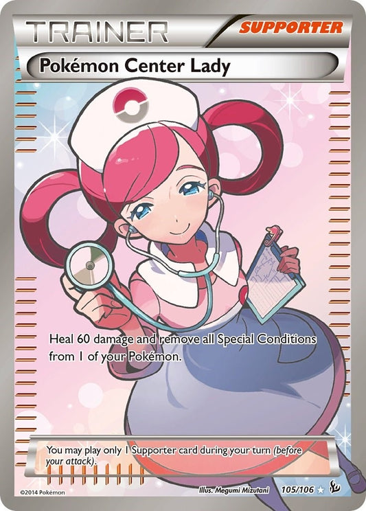 Image for Pokemon Center Lady (105 Full Art) (105/106) - Pokemon