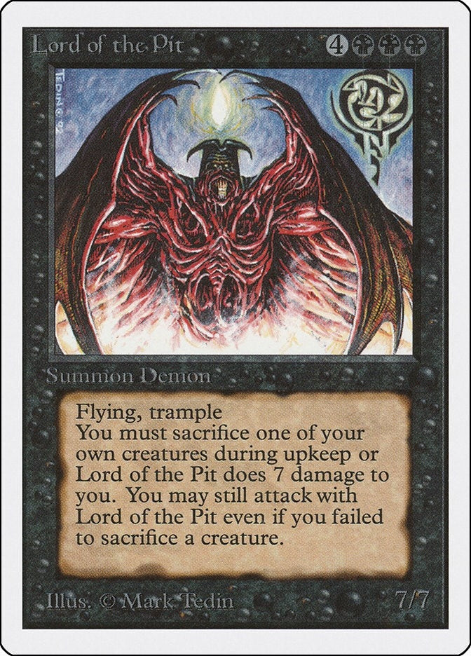 Image for Lord of the Pit - Magic: The Gathering