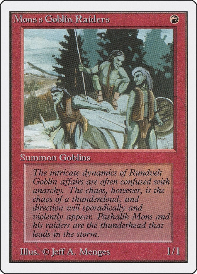Image for Mons's Goblin Raiders - Magic: The Gathering
