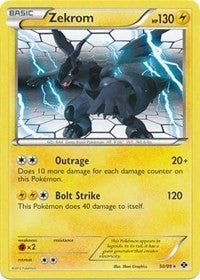 Image for Zekrom - 50/99 (Next Destinies) (050/099) - Pokemon