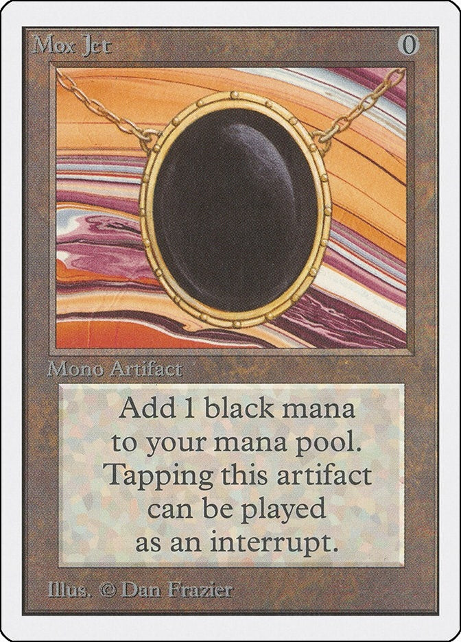 Image for Mox Jet - Magic: The Gathering