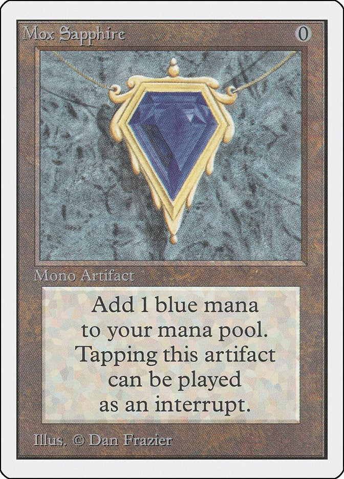 Image for Mox Sapphire - Magic: The Gathering