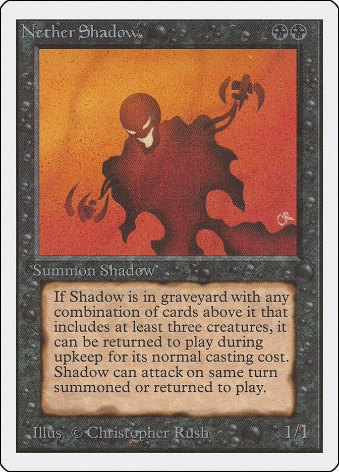Image for Nether Shadow - Magic: The Gathering