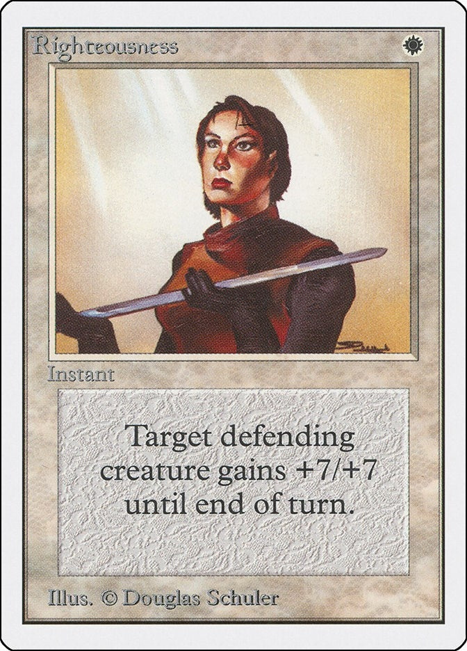 Image for Righteousness - Magic: The Gathering