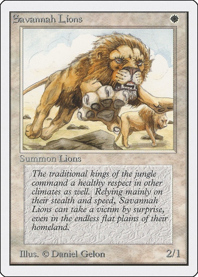Image for Savannah Lions - Magic: The Gathering