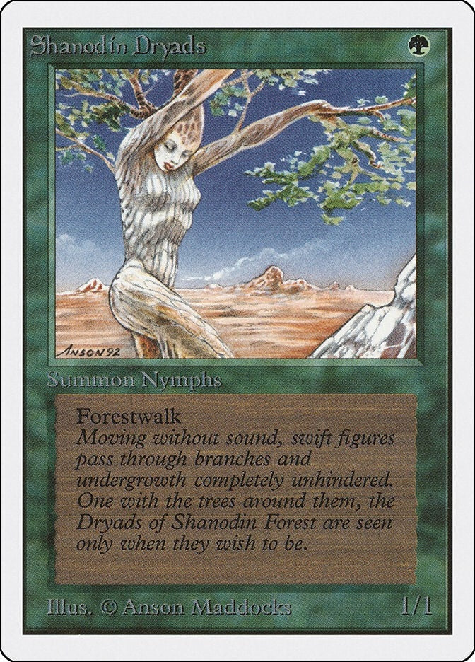 Image for Shanodin Dryads - Magic: The Gathering
