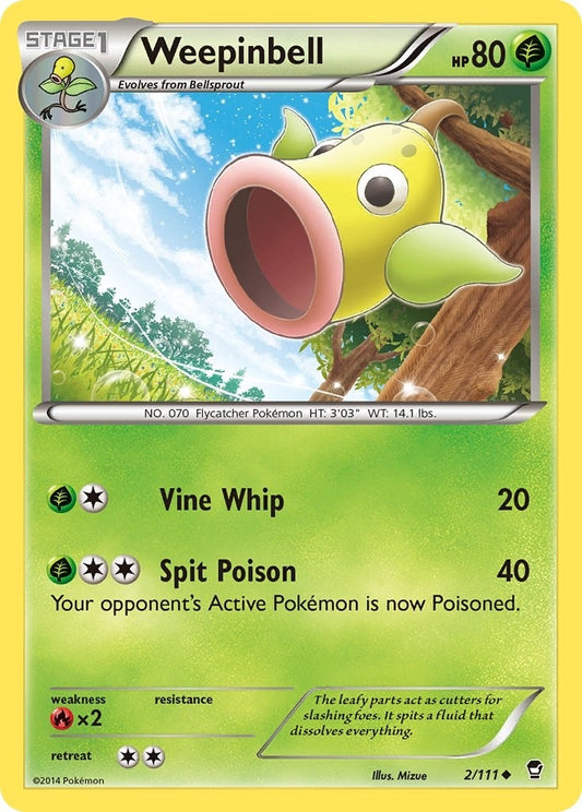 Image for Weepinbell (2/111) - Pokemon