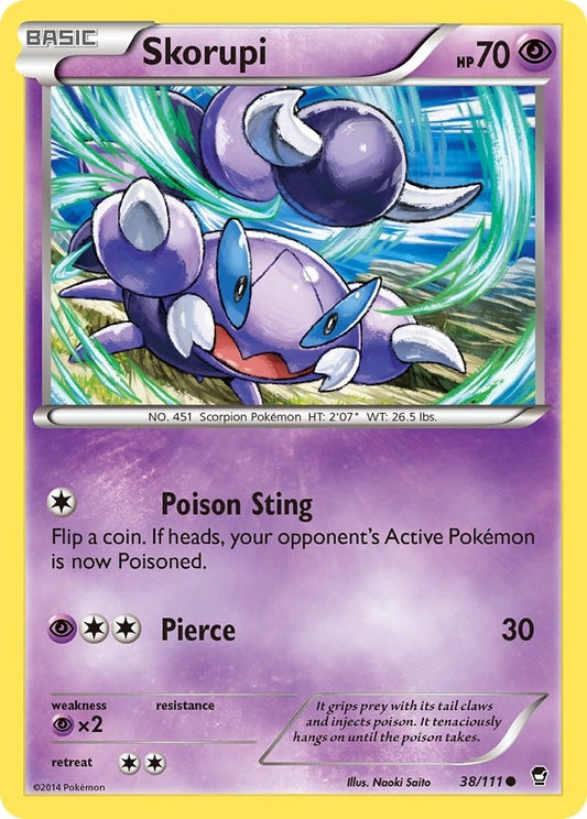 Image for Skorupi (38/111) - Pokemon