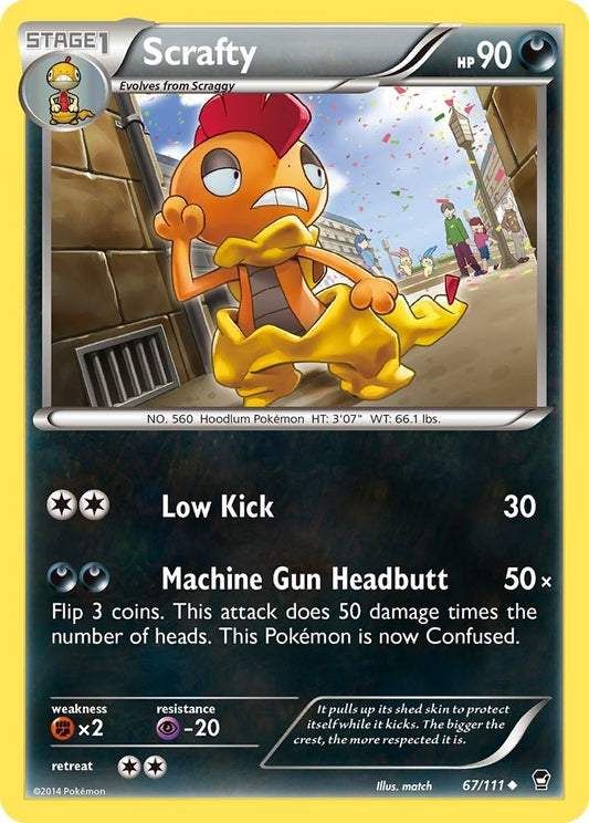 Image for Scrafty (67/111) - Pokemon