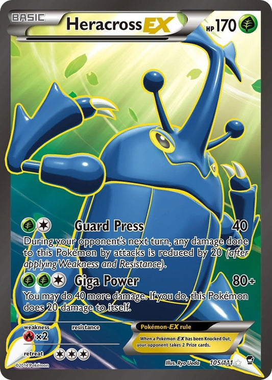 Image for Heracross EX (105 Full Art) (105/111) - Pokemon